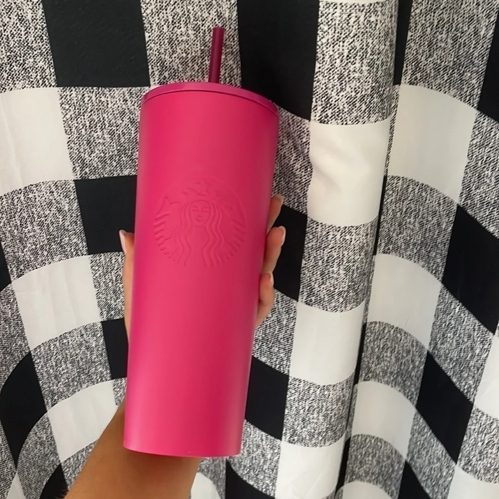 Starbucks Hot Barbie Pink Tumbler RARE*